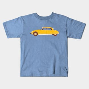 Yellow Ride of the Retro Future Kids T-Shirt